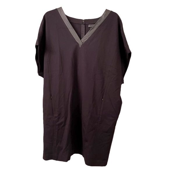 Lane Bryant Dresses & Skirts - LANE Bryant Wedge Dress with Pleather Trim Size 18/20 (J14)